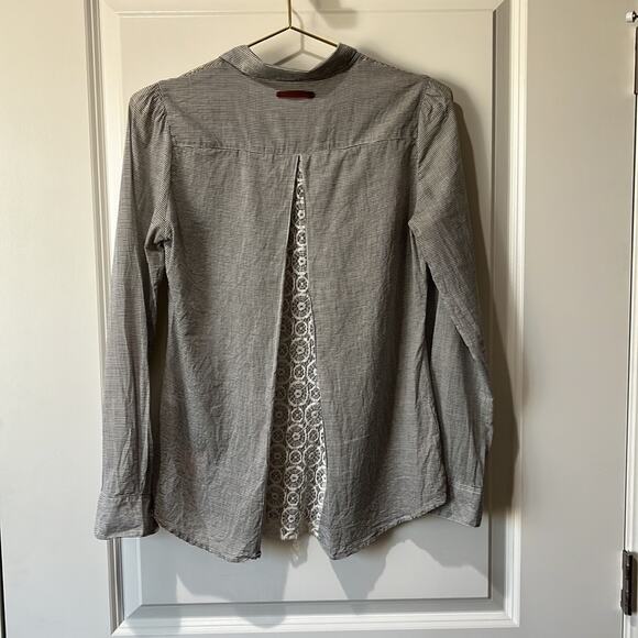 Anthropologie BIRDS OF PARADISE By Trovata Long Sleeve Top Size XS - Picture 5 of 7